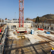 Bild: Construction of the Nibelungenhalle is progressing